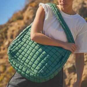 FP Movement Quilted Carryall Bag Jade Green